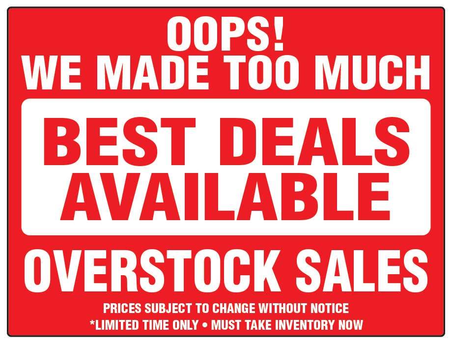 Overstock Sales